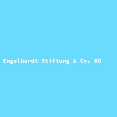 Hersteller: Engelhardt Stiftung &amp; Co. KG