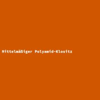 Mittelm&auml;&szlig;iger Polyamid-Klositz