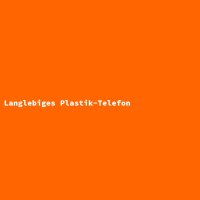 Langlebiges Plastik-Telefon