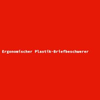 Ergonomischer Plastik-Briefbeschwerer