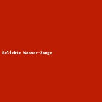 Beliebte Wasser-Zange