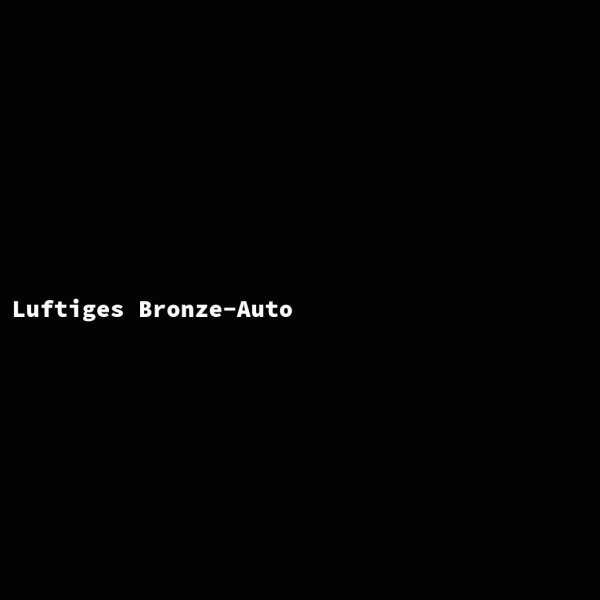 Luftiges Bronze-Auto