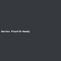 Hartes Plastik-Handy